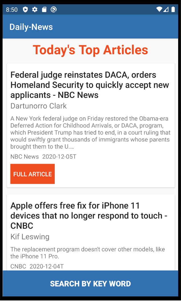 Main Image for Daily News Project